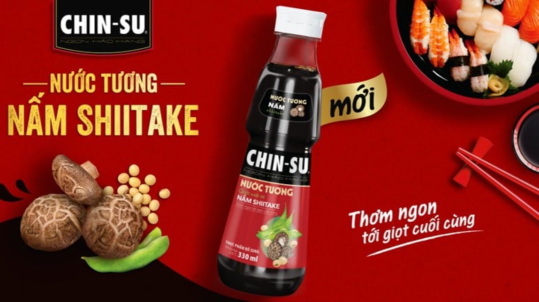CHIN-SU Shiitake Soy Sauce 330ml - Masan Consumer