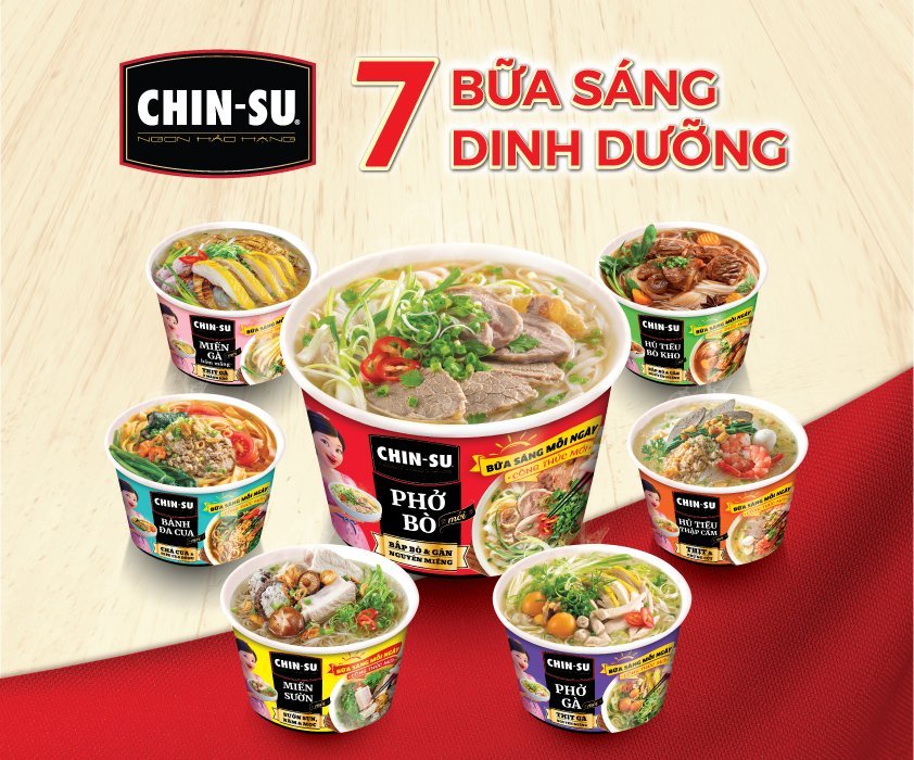 CHIN-SU HỦ TIẾU BÒ KHO có thịt - Dạng tô - Masan Consumer