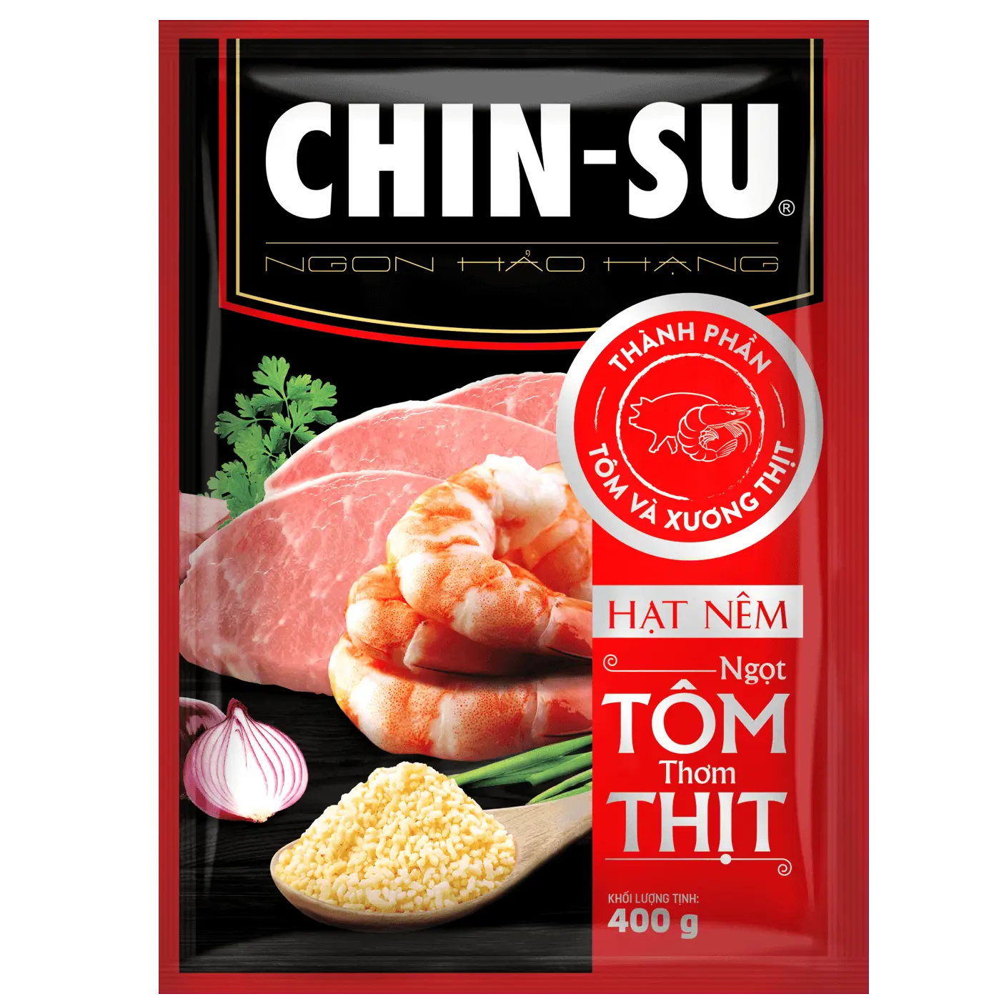 Hạt nêm CHIN-SU Tôm thịt 400g - Masan Consumer