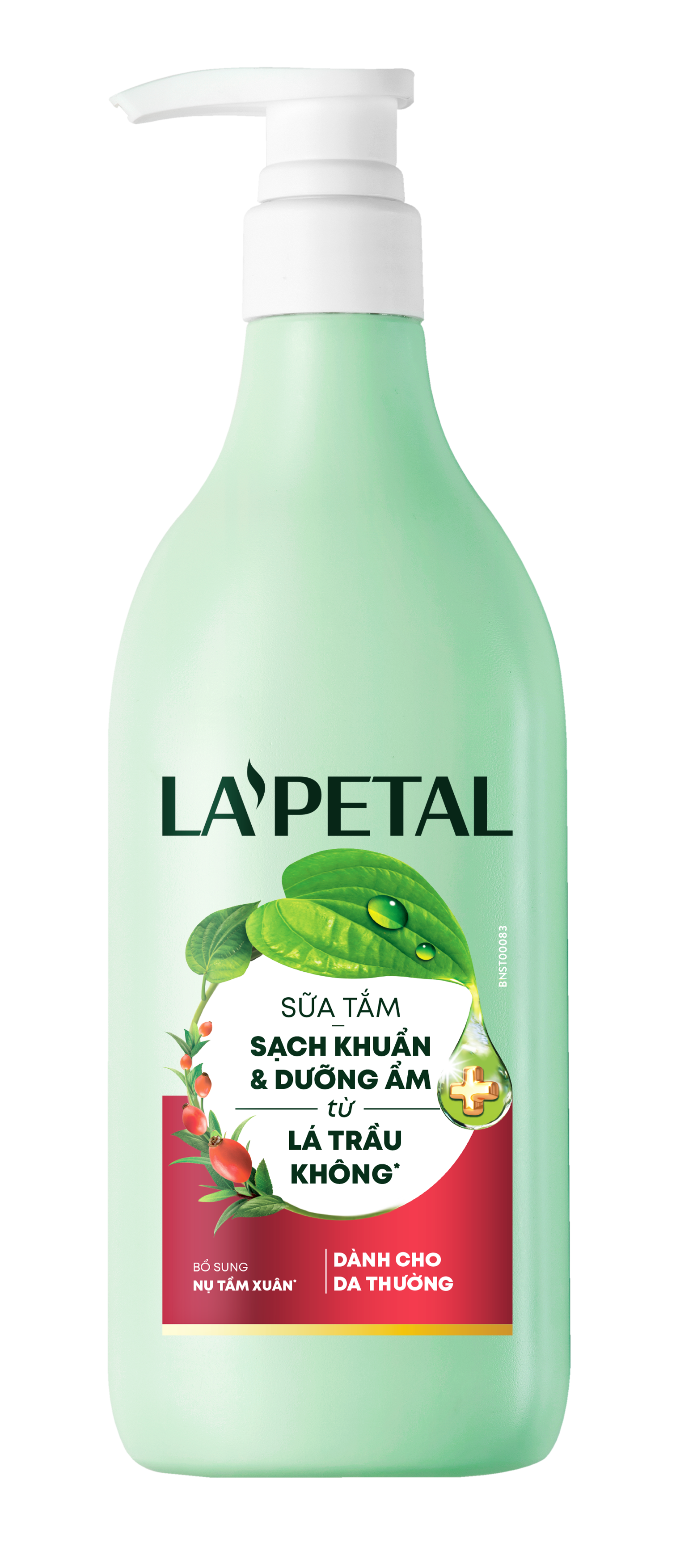 La’petal sữa tắm KHÁNG KHUẨN & MỀM MỊN dành cho da thường 500ml - Masan Consumer