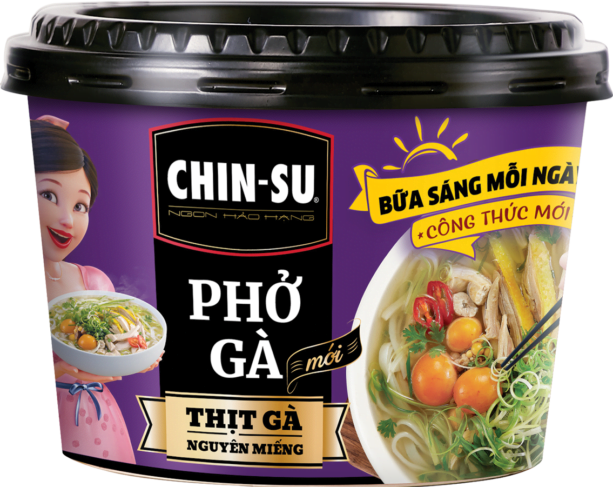 CHIN-SU MIẾN GÀ có thịt - Dạng tô - Masan Consumer