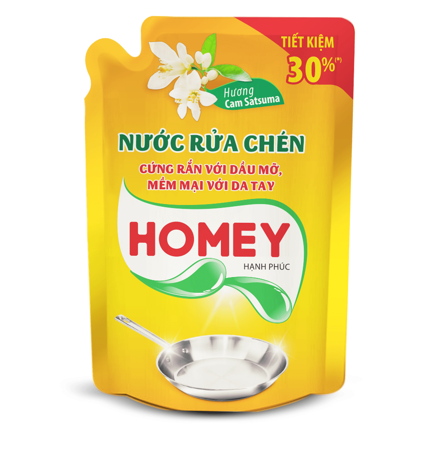 Nước rửa chén Homey Cam Satsuma chai 400g - Masan Consumer