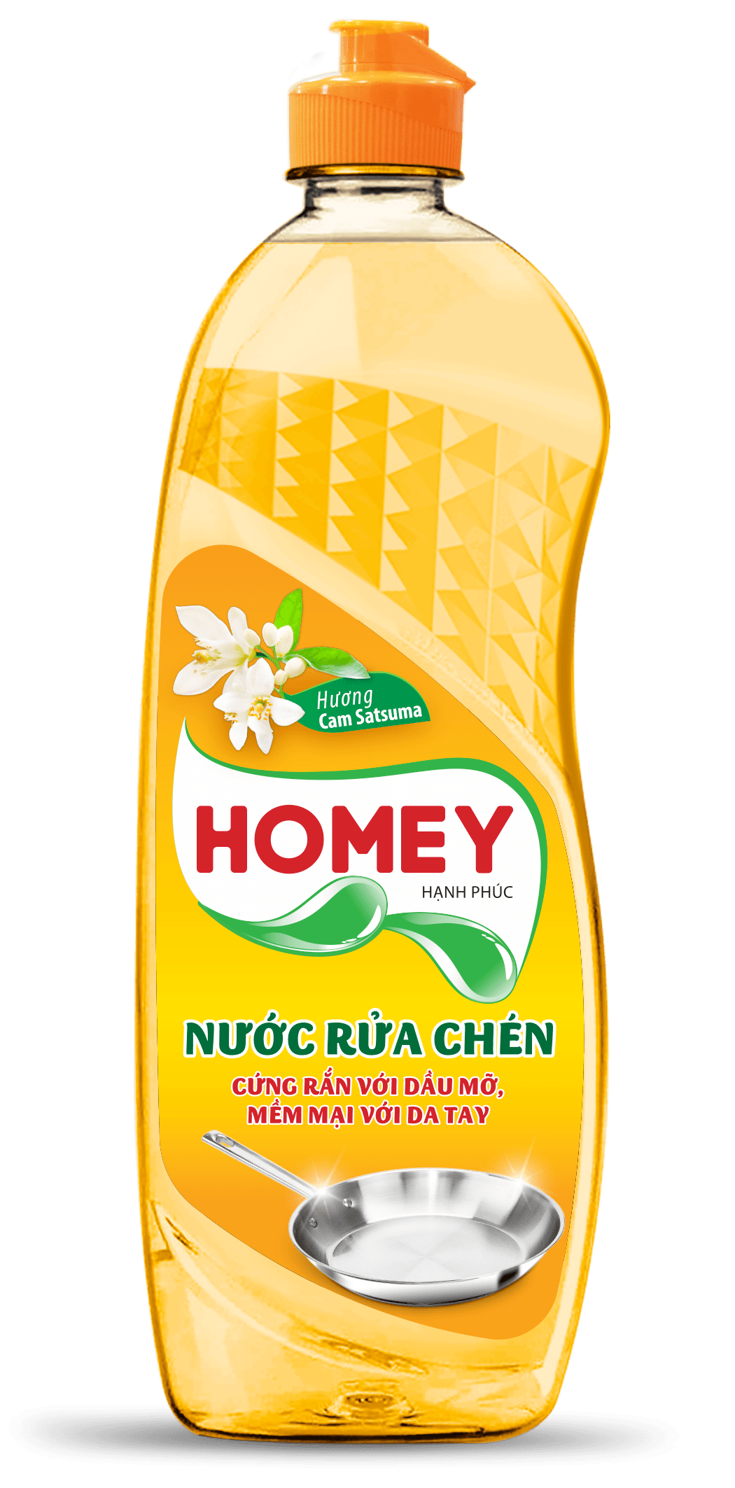 Nước rửa chén Homey Cam Satsuma chai 750g - Masan Consumer