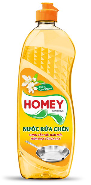 Nước rửa chén Homey Cam Satsuma chai 400g - Masan Consumer
