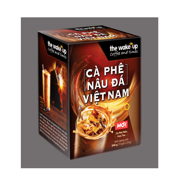 Cà phê hòa tan 3 trong 1 - Wake-Up Cà phê Nâu Đá Việt Nam- Hộp - Masan Consumer