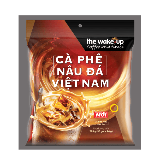 Cà phê hòa tan 3 trong 1 - Wake-Up Cà phê Nâu Đá Việt Nam - Bịch - Masan Consumer