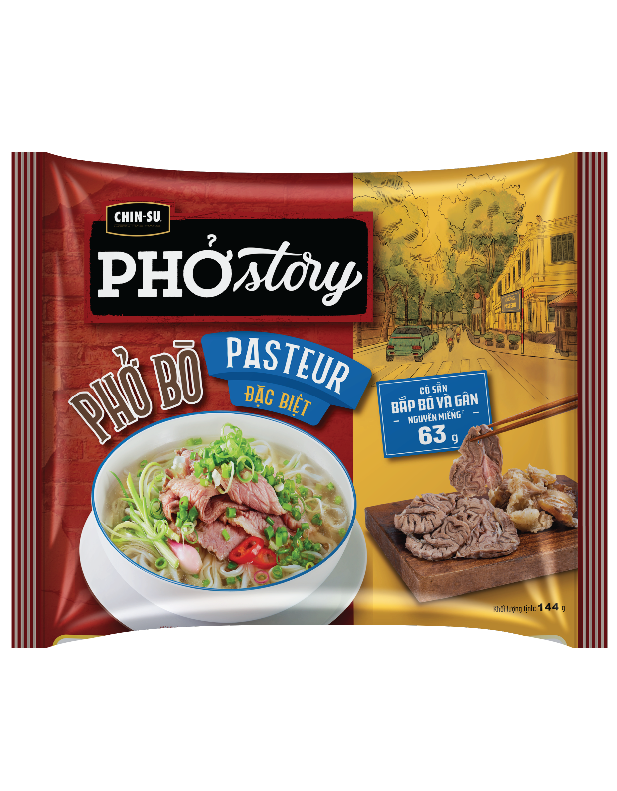 CHIN-SU PHỞ STORY PHỞ THÌN BỜ HỒ GÓI 72G - Masan Consumer