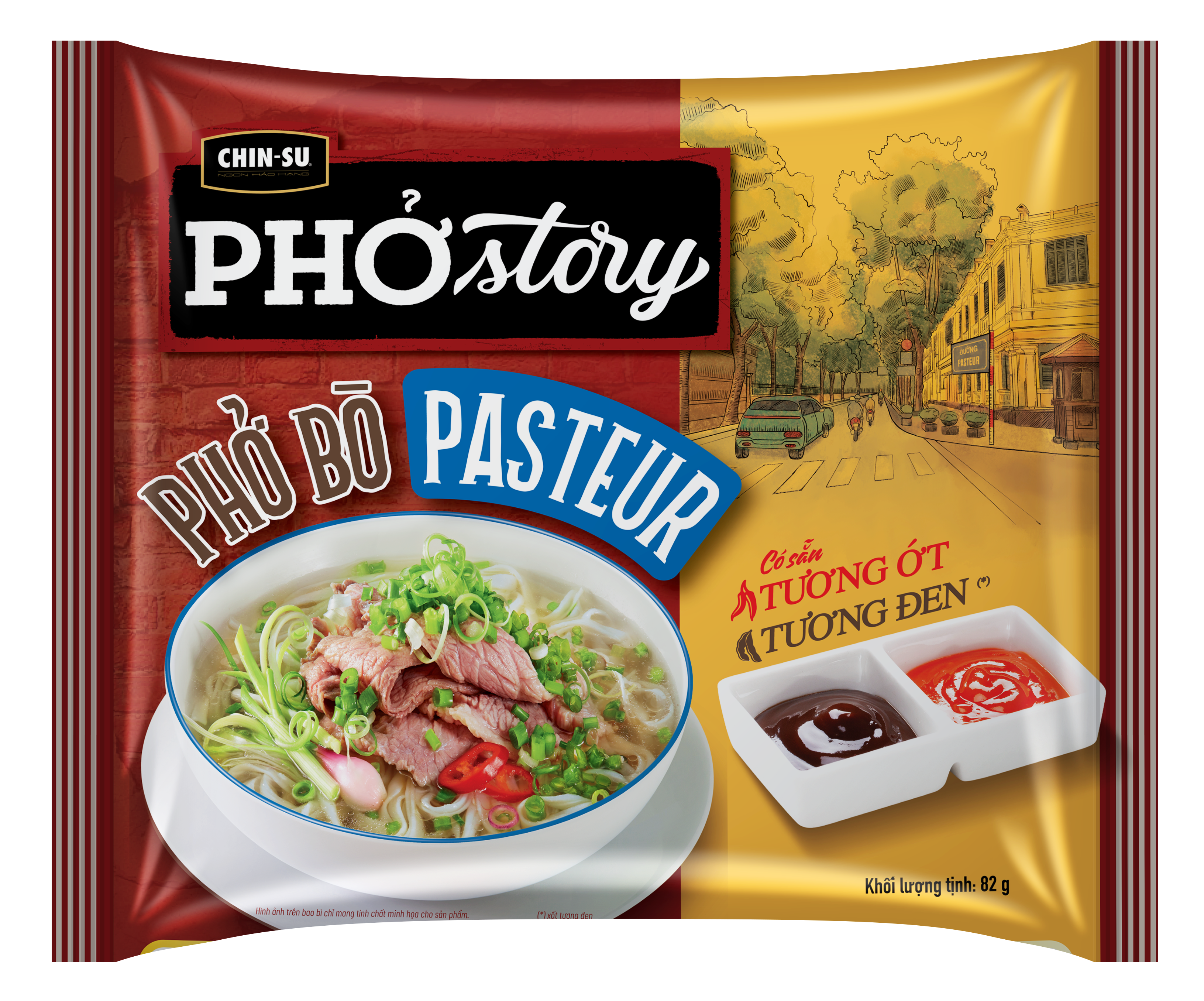CHIN-SU PHỞ STORY PHỞ THÌN BỜ HỒ GÓI 72G - Masan Consumer