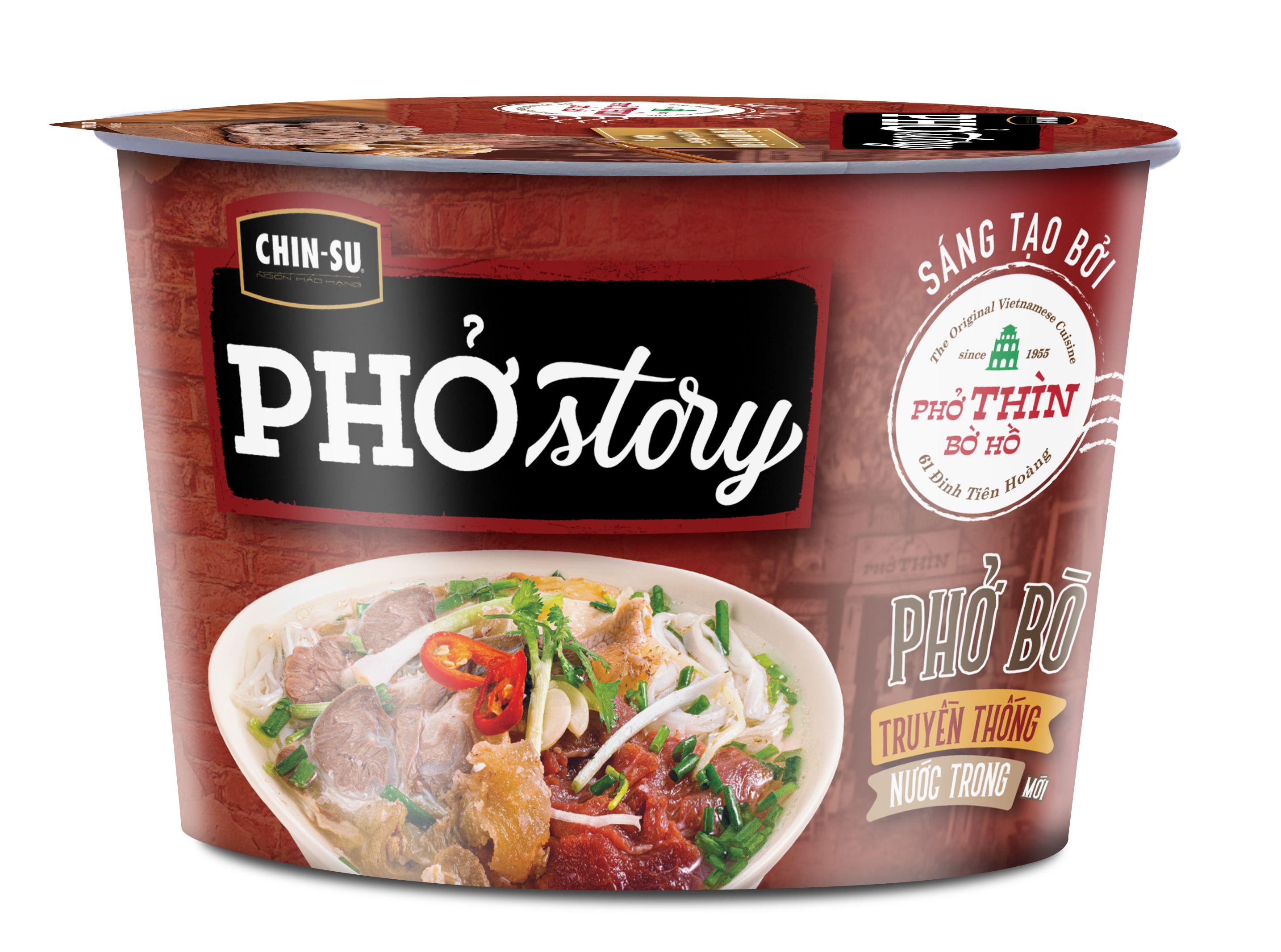 CHIN-SU PHỞ STORY PHỞ THÌN BỜ HỒ GÓI 72G - Masan Consumer