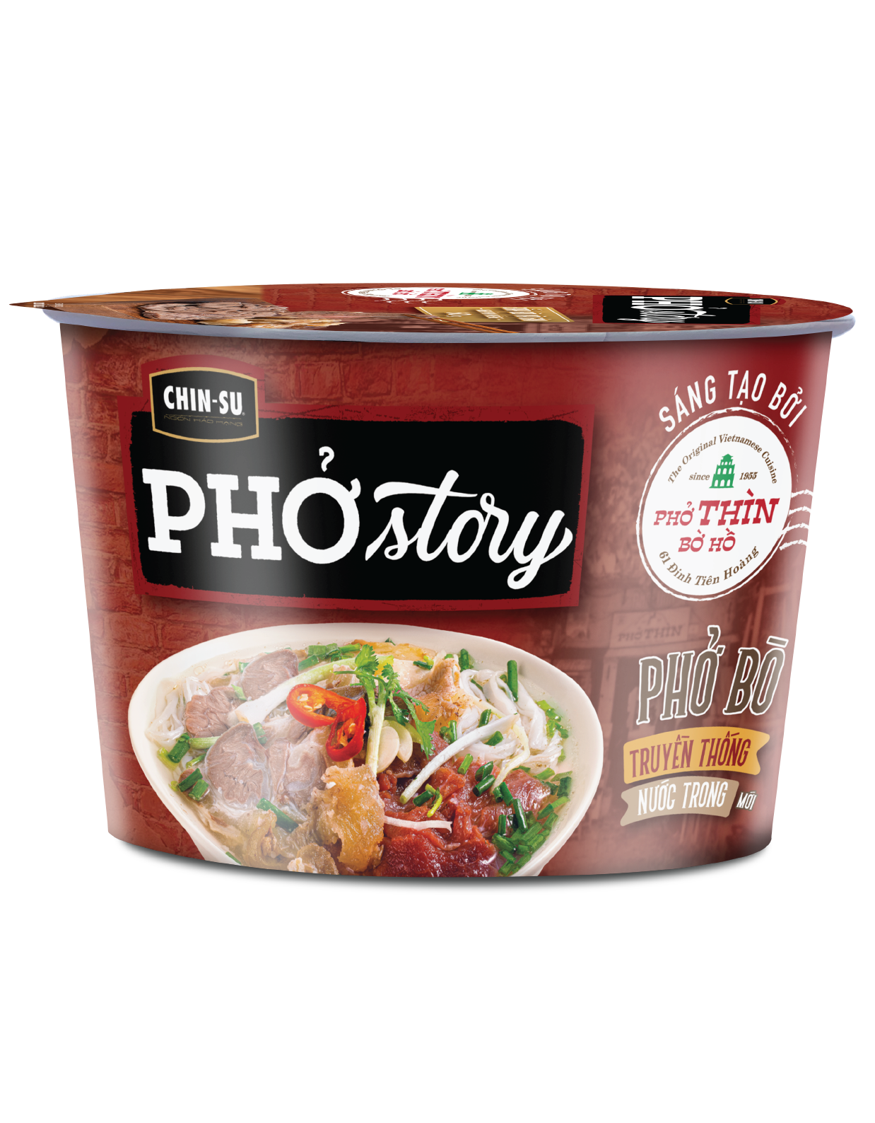 CHIN-SU PHỞ STORY PHỞ THÌN BỜ HỒ GÓI 72G - Masan Consumer