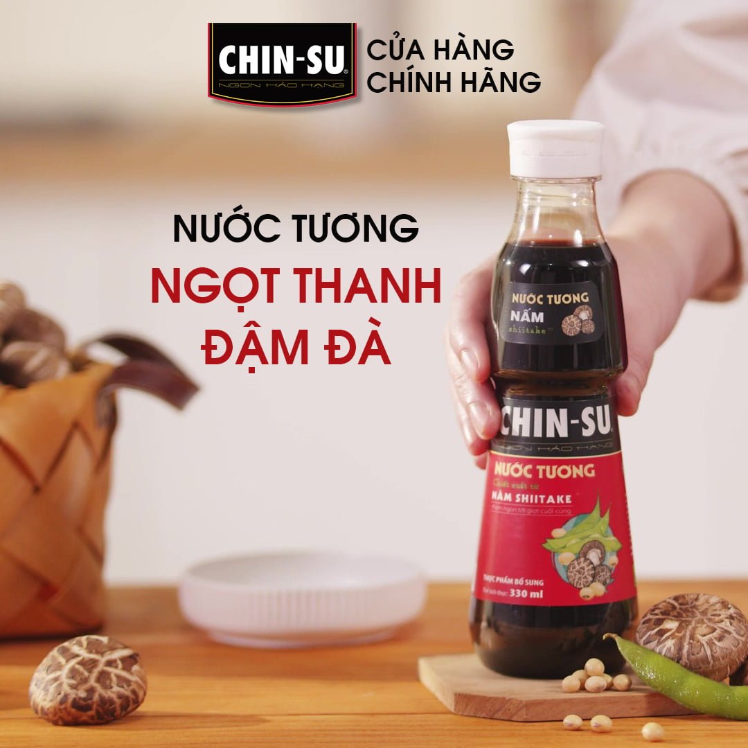 Nước tương CHIN-SU Tỏi ớt 330ml - Masan Consumer