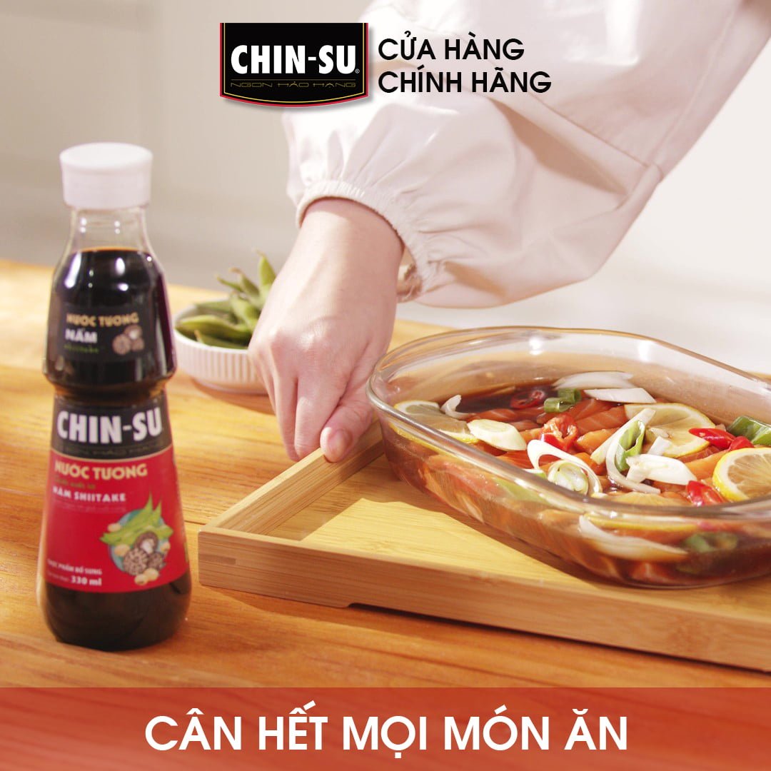 Nước tương CHIN-SU Tỏi ớt 330ml - Masan Consumer