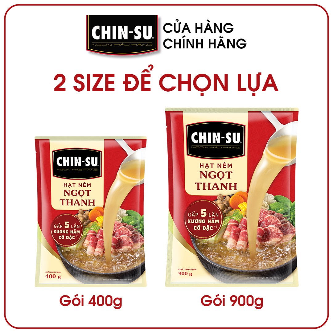 Hạt nêm CHIN-SU ngọt thanh 900g - Masan Consumer