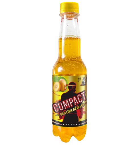 Nước Tăng Lực Compact Vị Kiwi Vàng chai 330ml - Masan Consumer