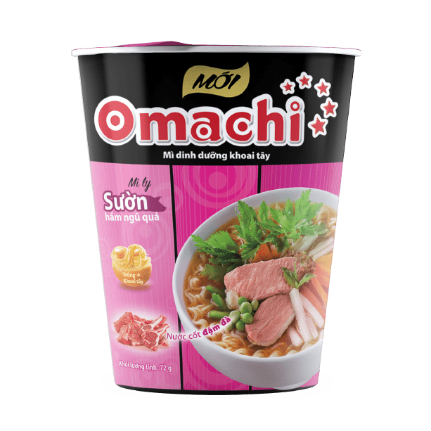 Mì dinh dưỡng khoai tây Omachi Sườn hầm ngũ quả - Masan Consumer