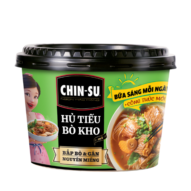 CHIN-SU HỦ TIẾU BÒ KHO có thịt - Dạng tô - Masan Consumer