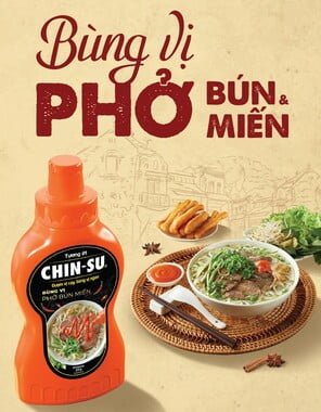 Tương ớt CHIN-SU Bùng vị Phở bún miến 235g - Masan Consumer